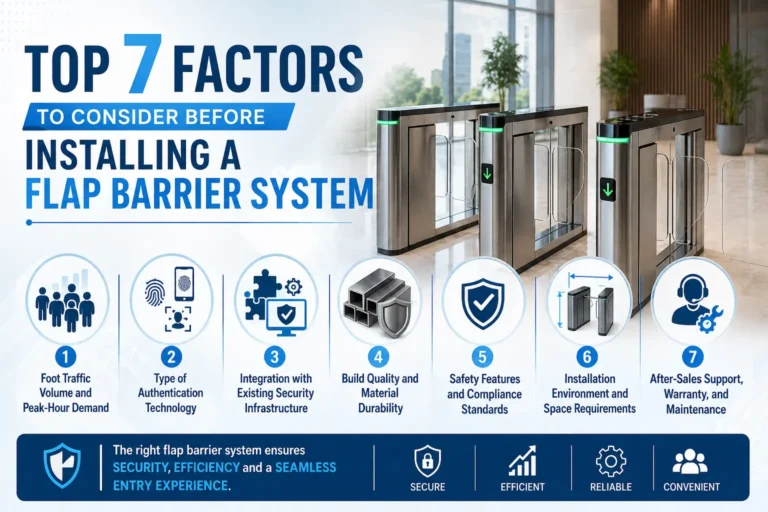 Top 7 Factors to Consider Before Installing a Flap Barrier System
