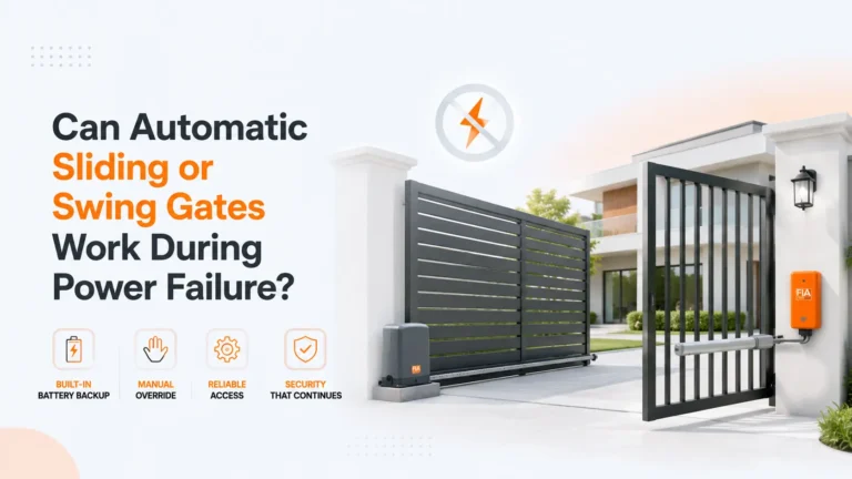 Can Automatic Sliding or Swing Gates Work During Power Failure?