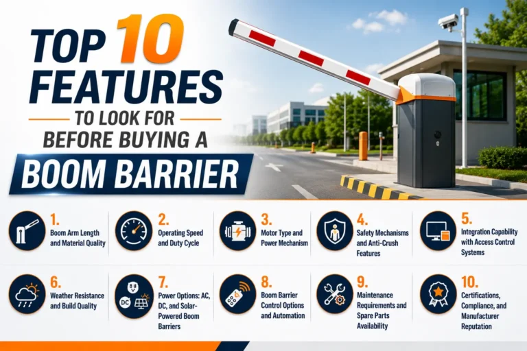 Top 10 Features to Look for Before Buying a Boom Barrier